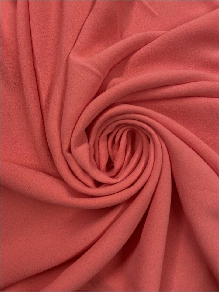 Italian Crepe 1 Meter Vivid Kitten Mouth Fabric (col-12)