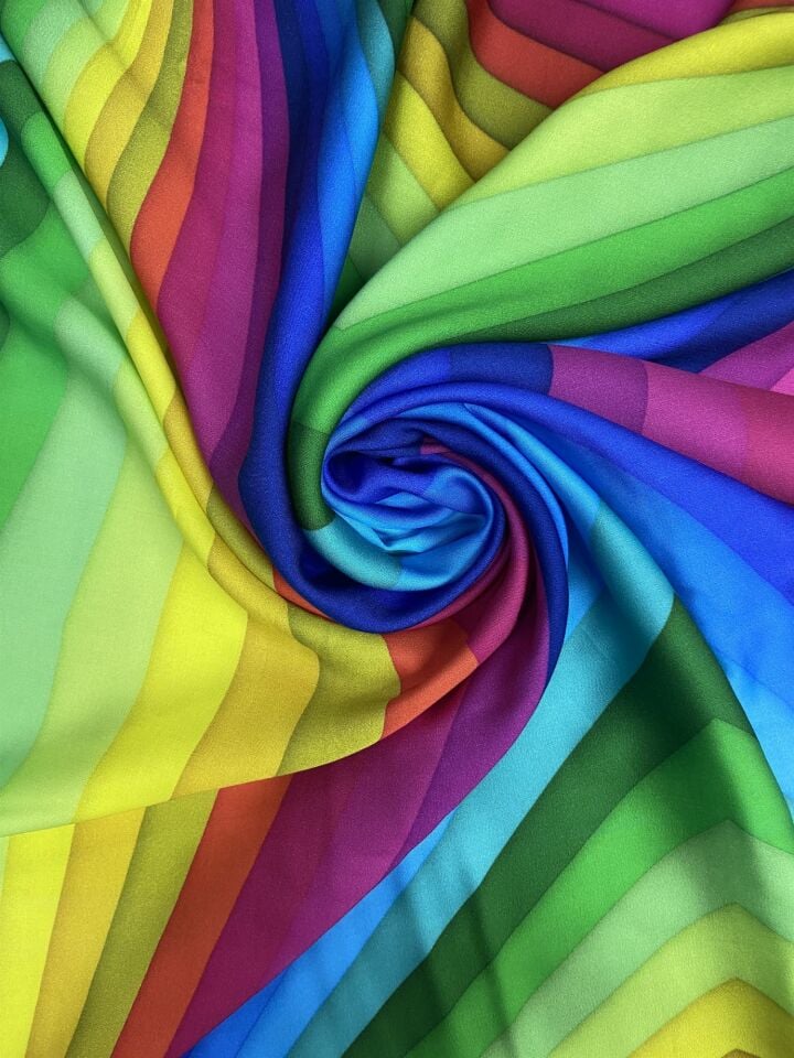 Sicilia Satin Patterned 1 Meter Fabric