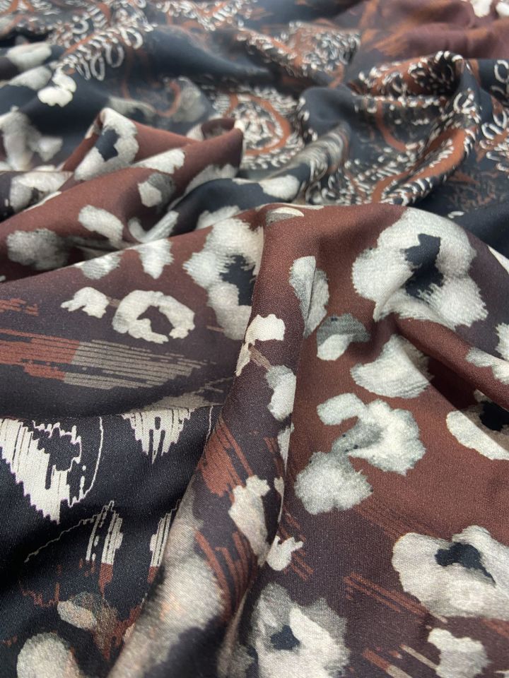 Sicilia Satin Patterned 1 Meter Fabric