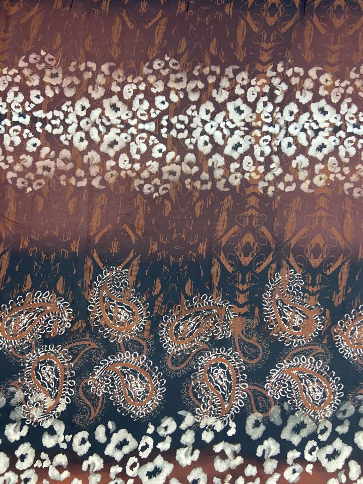 Sicilia Satin Patterned 1 Meter Fabric