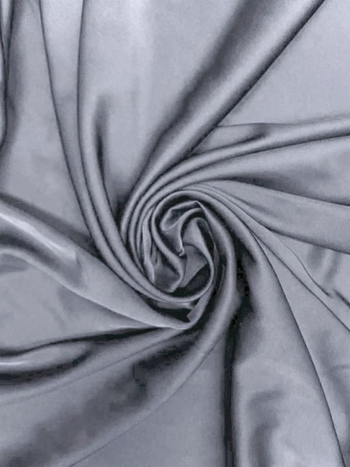 Soft Lycra Satin 1 Meter Light Gray Fabric (col-33)