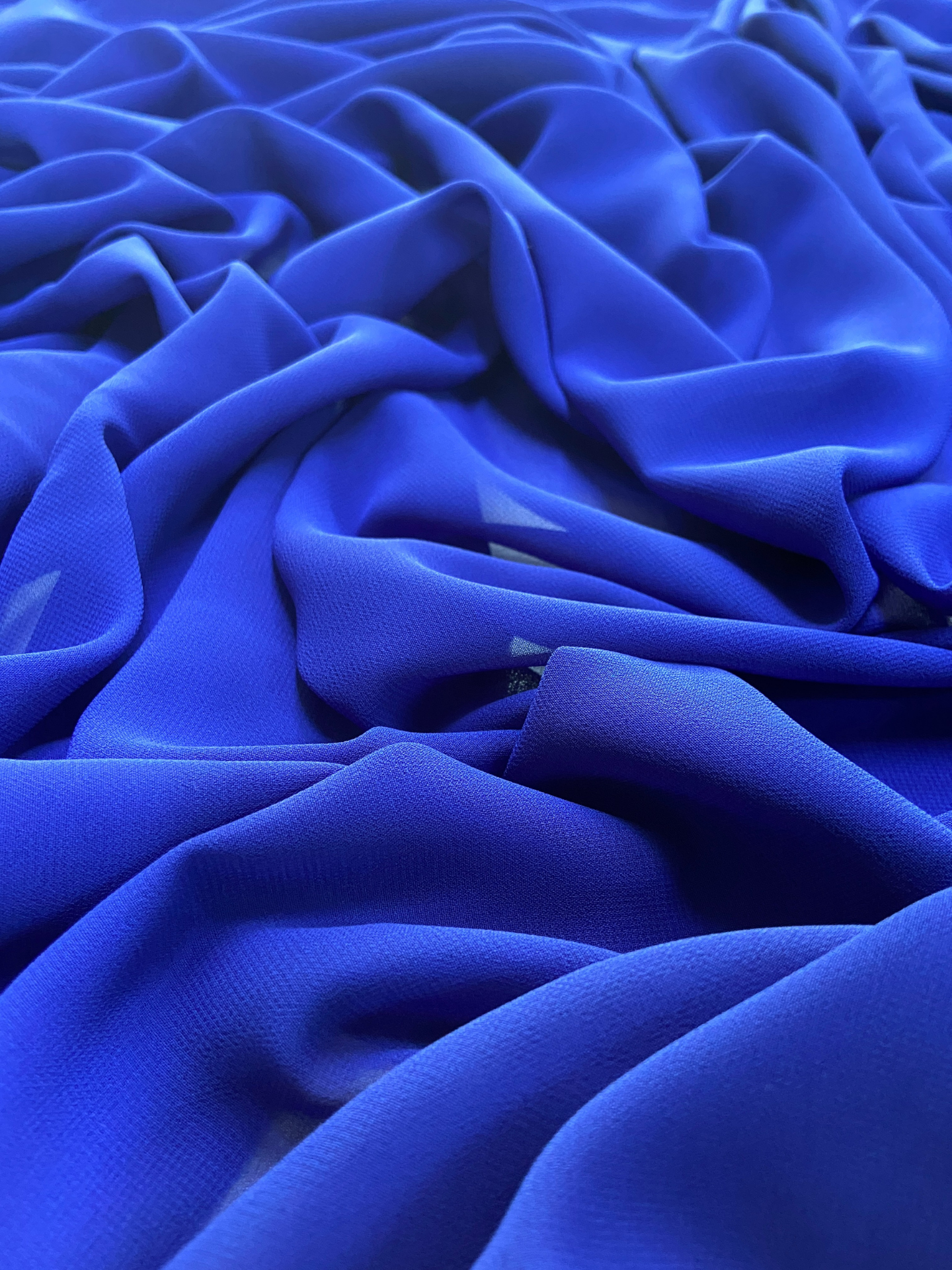 85 Gr Synthetic Silky Elegance Chiffon Purple Saks (col-65)
