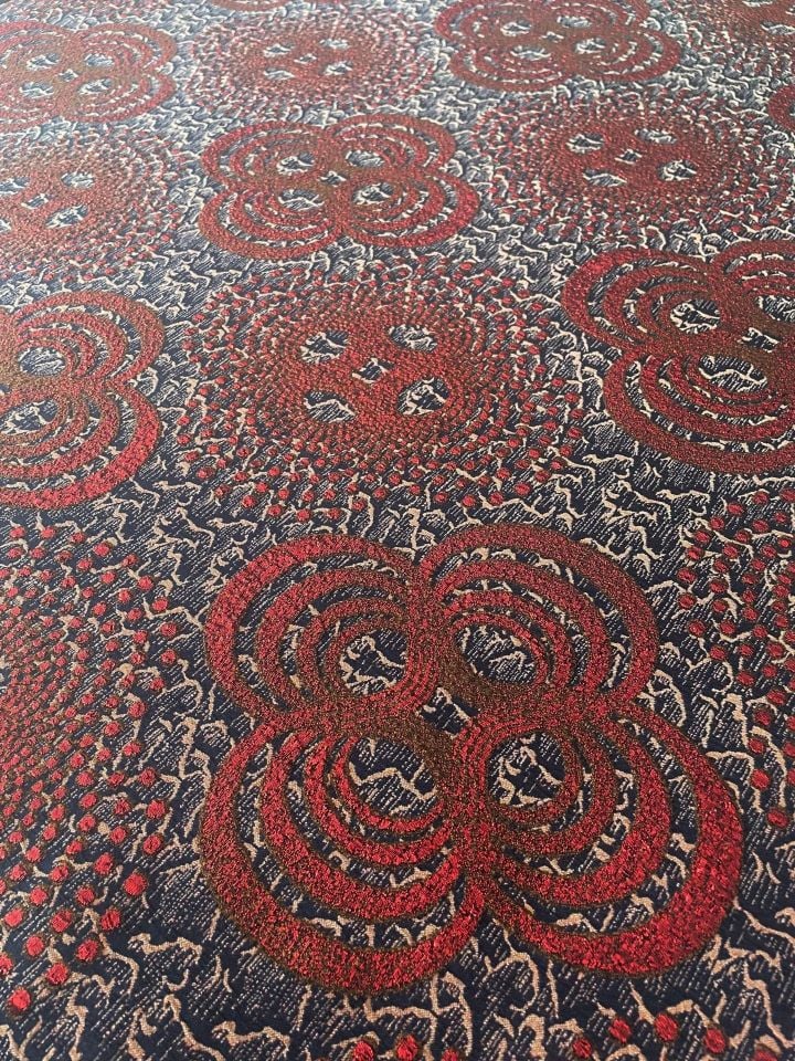 Italian Cotton Lycra Brocade Fabric (col-2024-05)