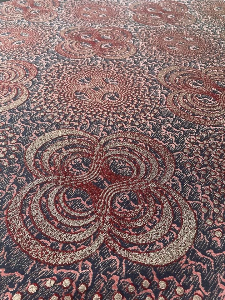 Italian Cotton Lycra Brocade Fabric (col-2024-04)