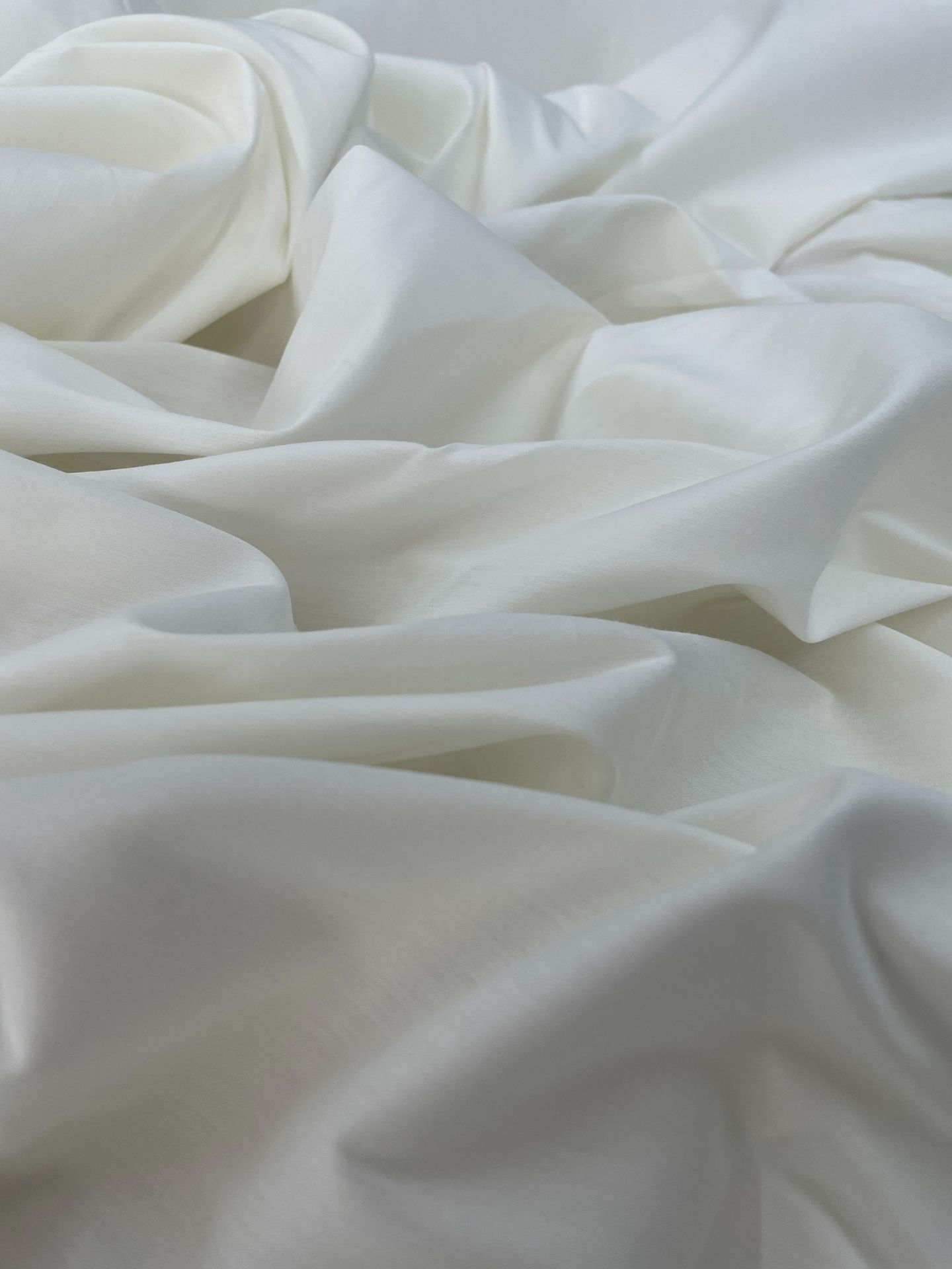 Vegan Neptün Poplin İpek Kumaş Off-White (col-01)