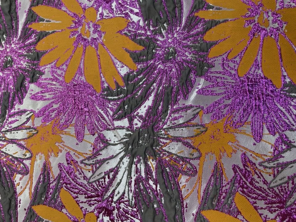 İtalyan Jasmine Brokar 1 Metre Kumaş (col-v-22)