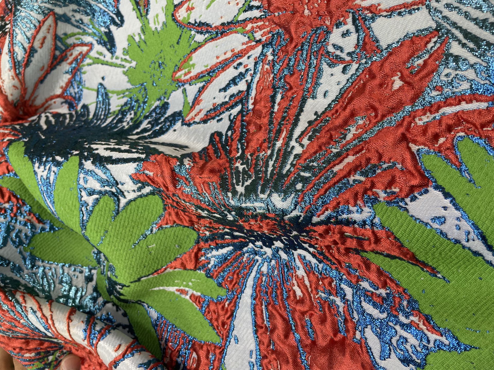 İtalyan Jasmine Brokar 1 Metre Kumaş (col-v-24)