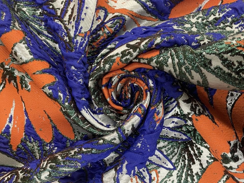 İtalyan Jasmine Brokar 1 Metre Kumaş (col-v-25)