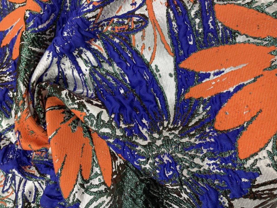 İtalyan Jasmine Brokar 1 Metre Kumaş (col-v-25)