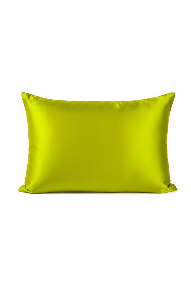 %100 İpek Yastık Kılıfı 50x70 cm - FISTIK YEŞİLİ