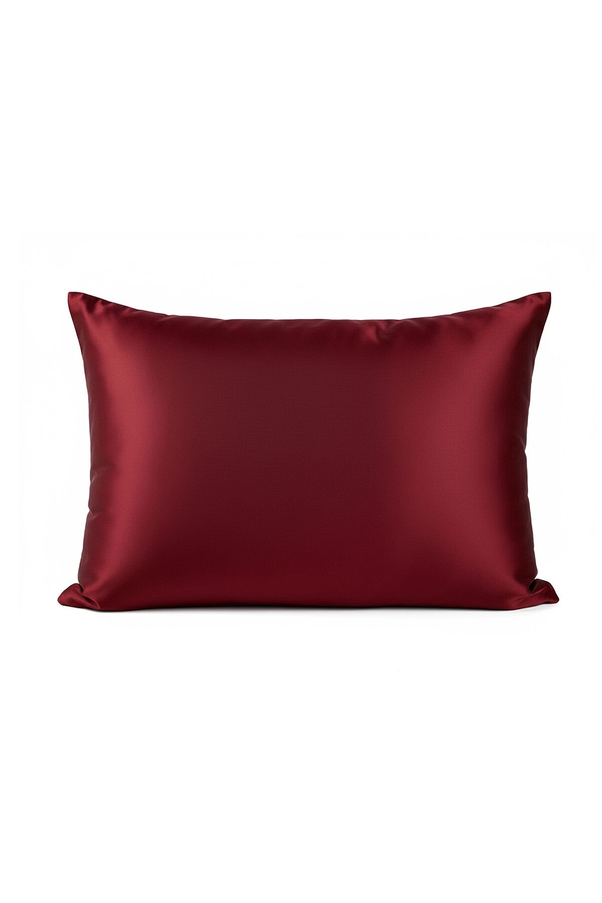 %100 İpek Yastık Kılıfı 50x70 cm - BORDO