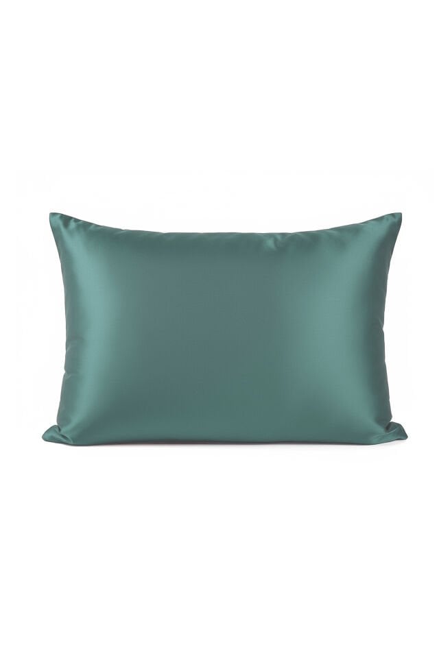%100 İpek Yastık Kılıfı 50x70 cm - NEFTHİ YEŞİLİ