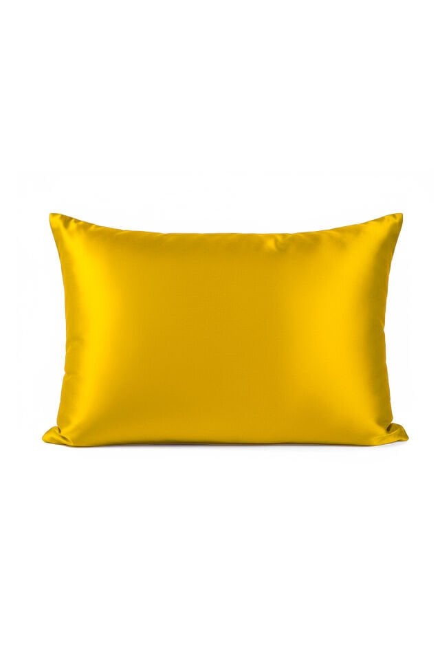 %100 İpek Yastık Kılıfı 50x70 cm - SARI