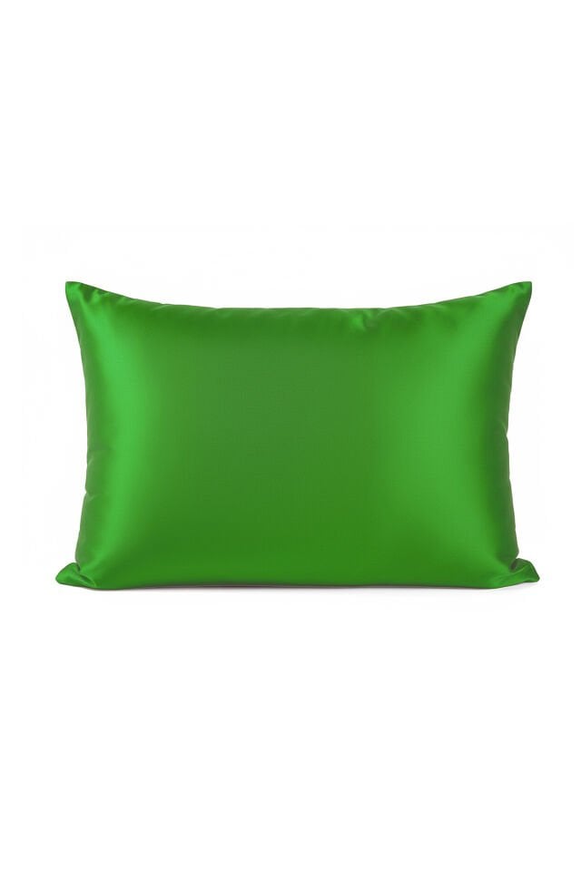 %100 İpek Yastık Kılıfı 50x70 cm - BENETTON ÇİMEN YEŞİLİ