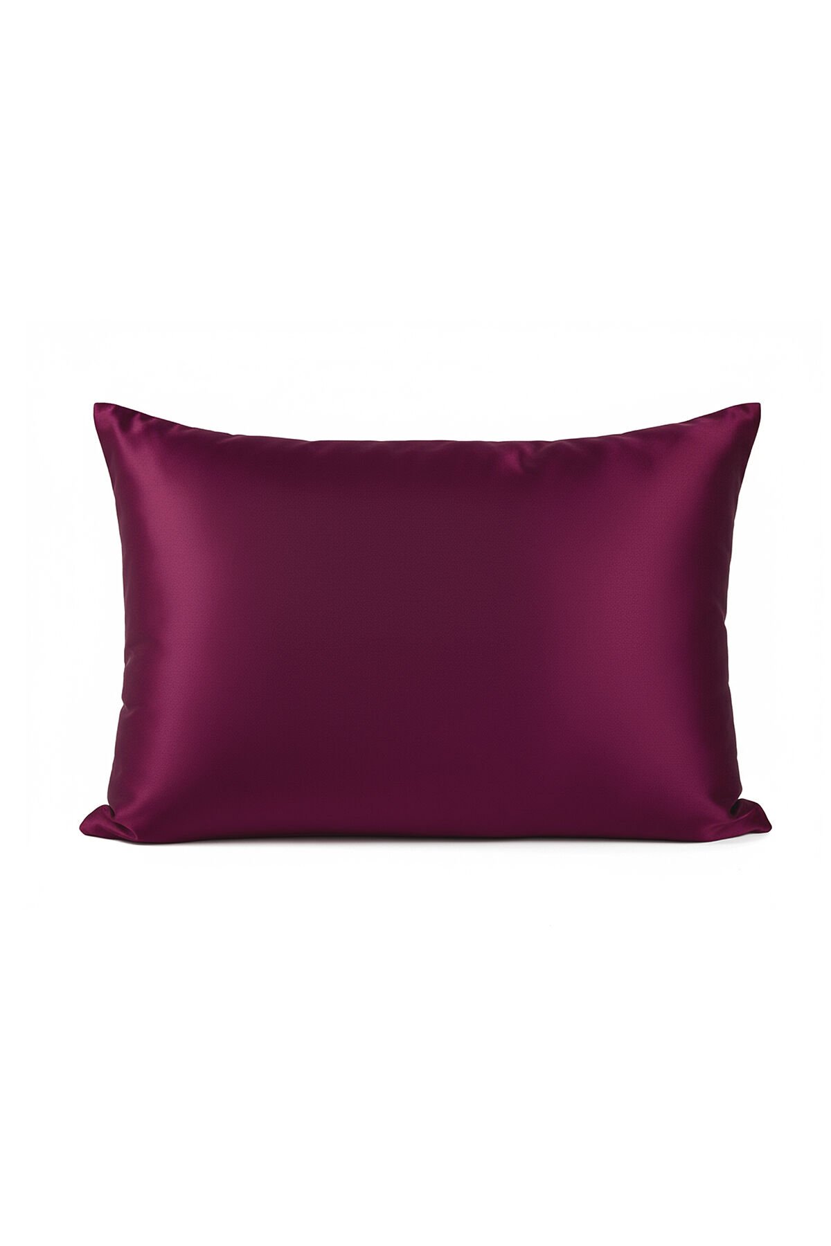 %100 İpek Yastık Kılıfı 50x70 cm - FUŞYA VİŞNE ÇÜRÜĞÜ