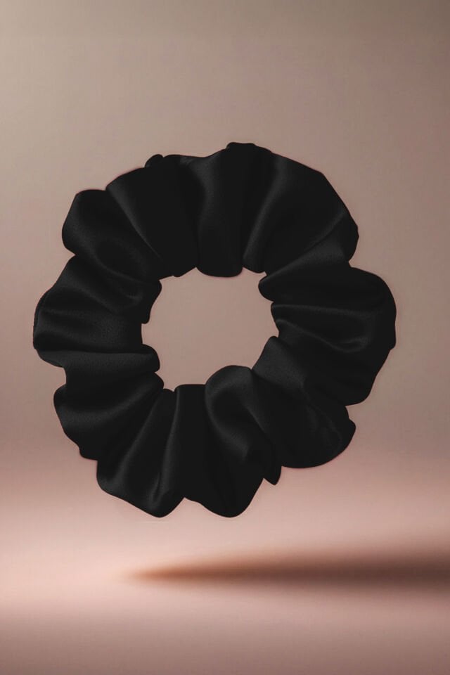 LİVA SİLK %100 Dut İpeği Saç Tokası - SİYAH