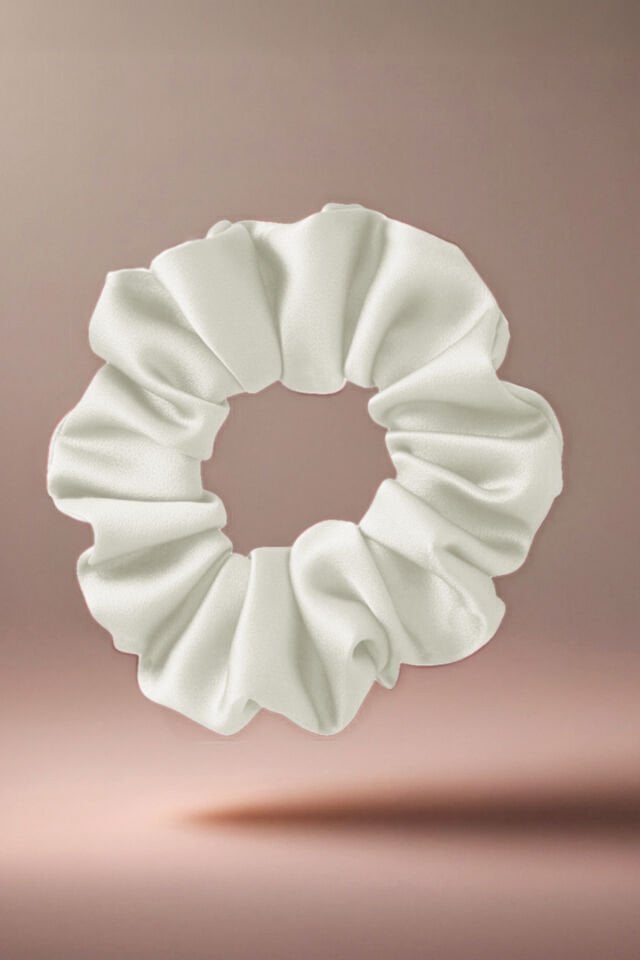 LİVA SİLK %100 Dut İpeği Saç Tokası - KIRIKBEYAZ