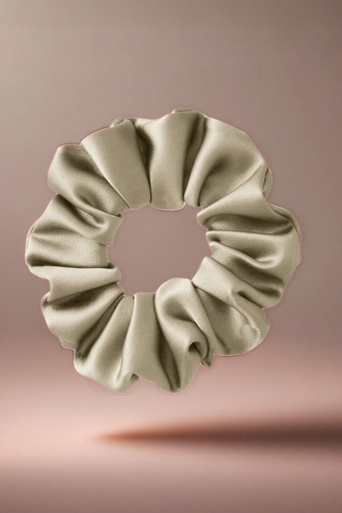 LİVA SİLK %100 Dut İpeği Saç Tokası - BEJ TAŞ