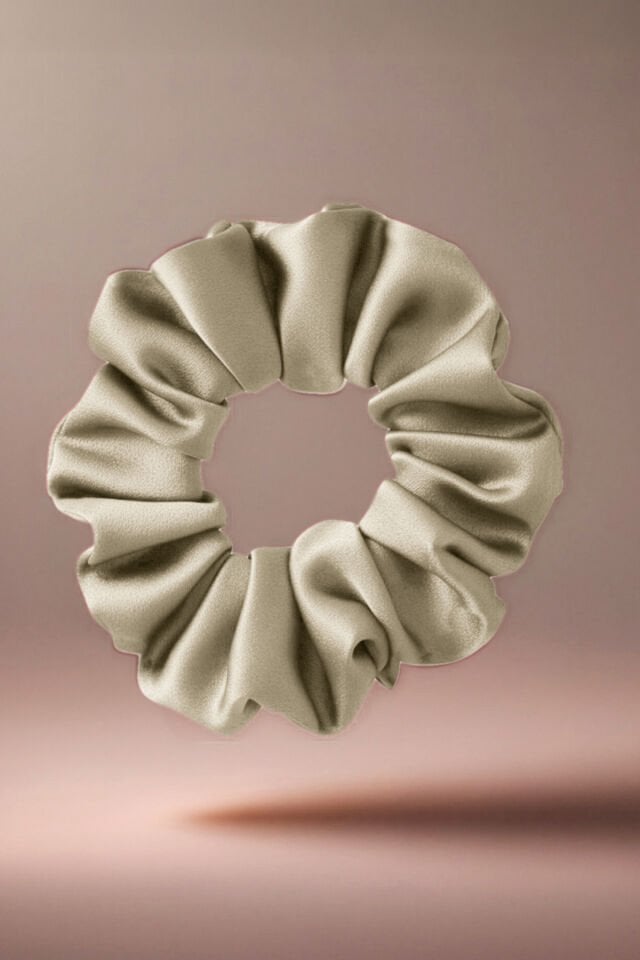 LİVA SİLK %100 Dut İpeği Saç Tokası - BEJ TAŞ