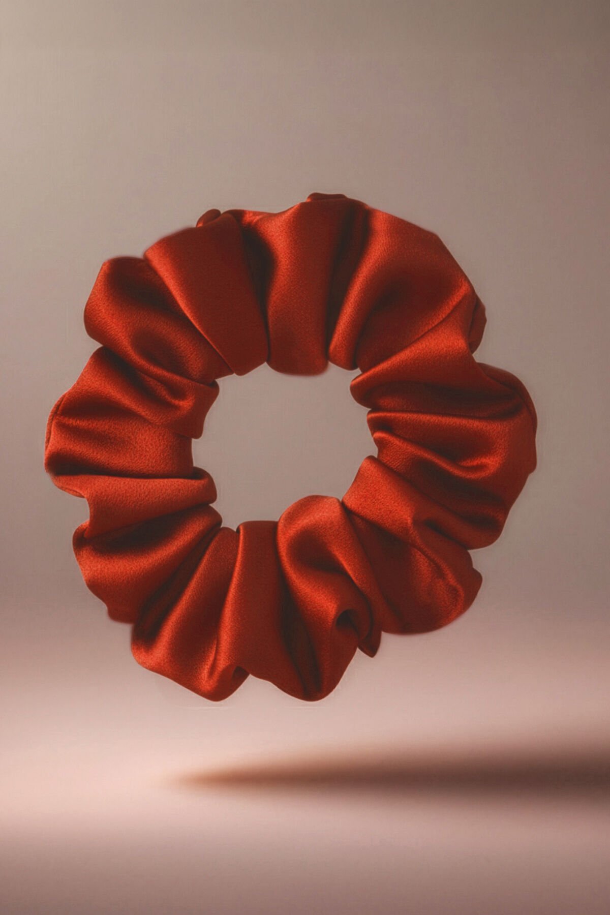 LİVA SİLK %100 Dut İpeği Saç Tokası -  VALENTINO KIRMIZI