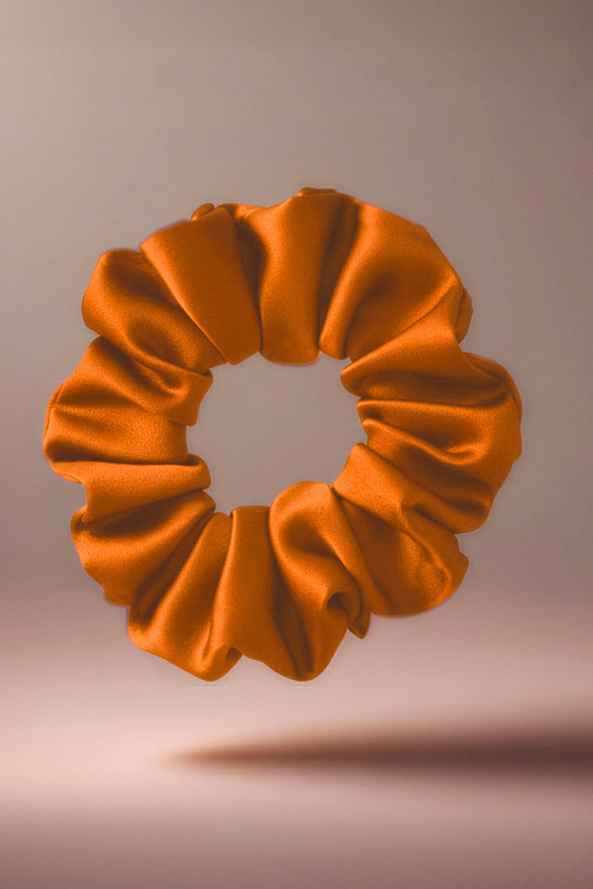 LİVA SİLK %100 Dut İpeği Saç Tokası -  ORANGE PORTAKAL