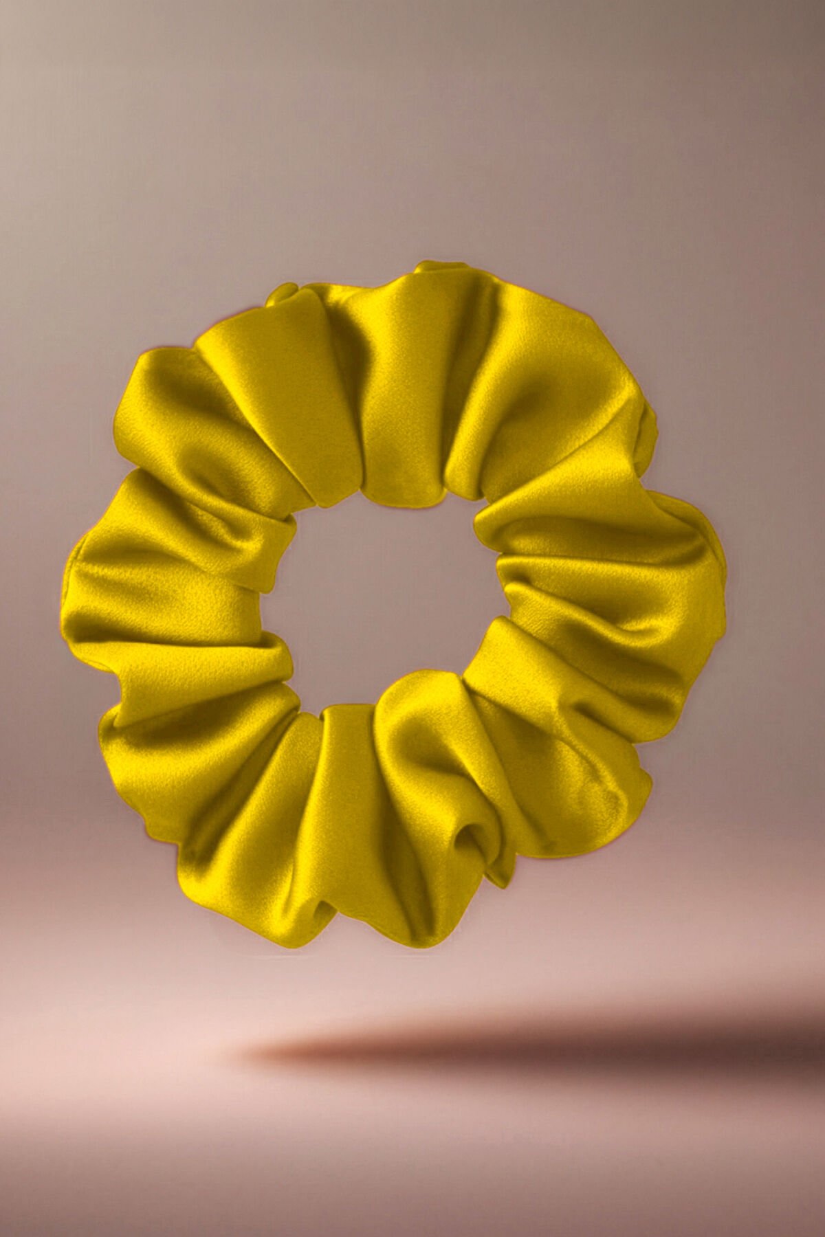 LİVA SİLK %100 Dut İpeği Saç Tokası -  SARI