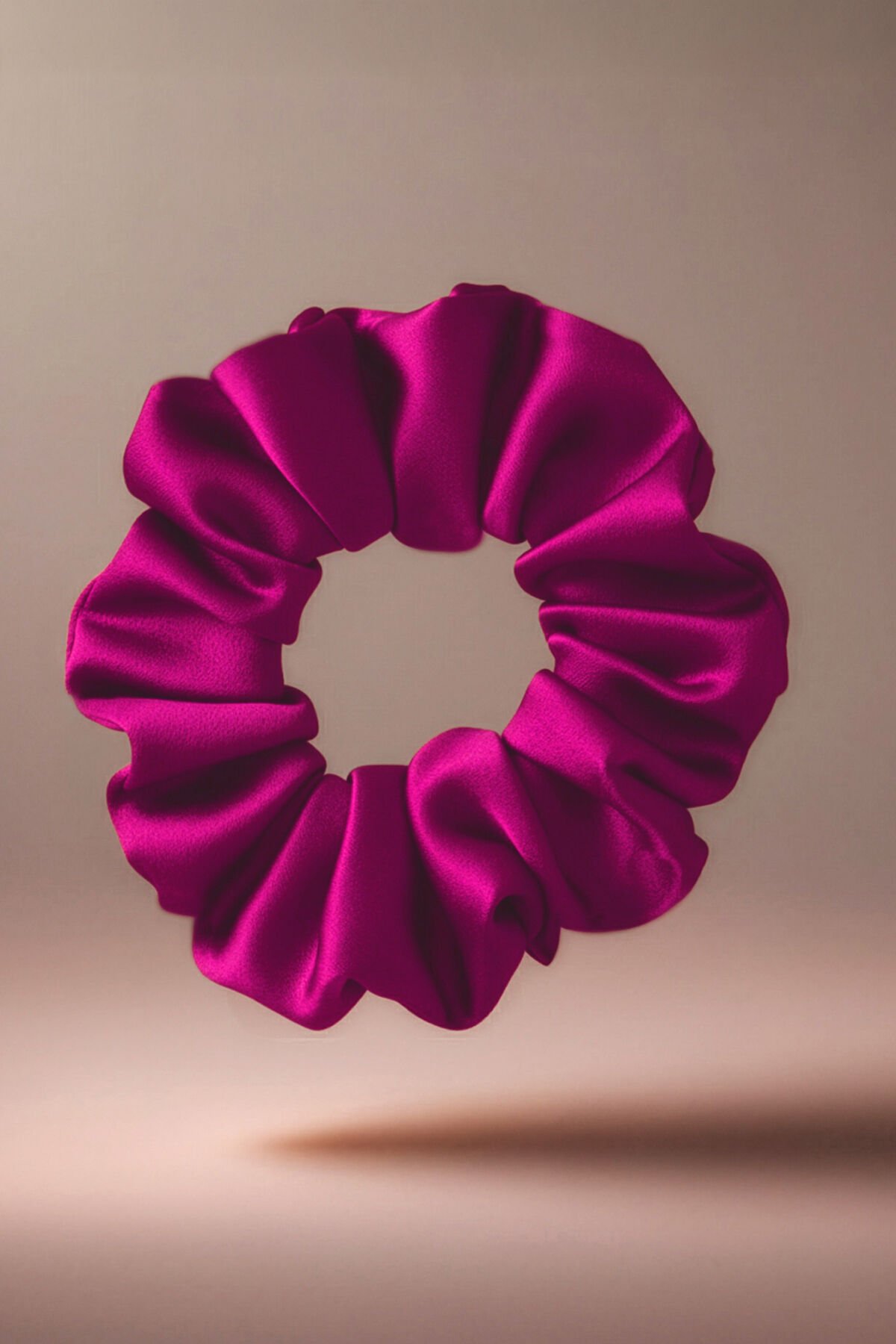 LİVA SİLK %100 Dut İpeği Saç Tokası -  FÜŞYA