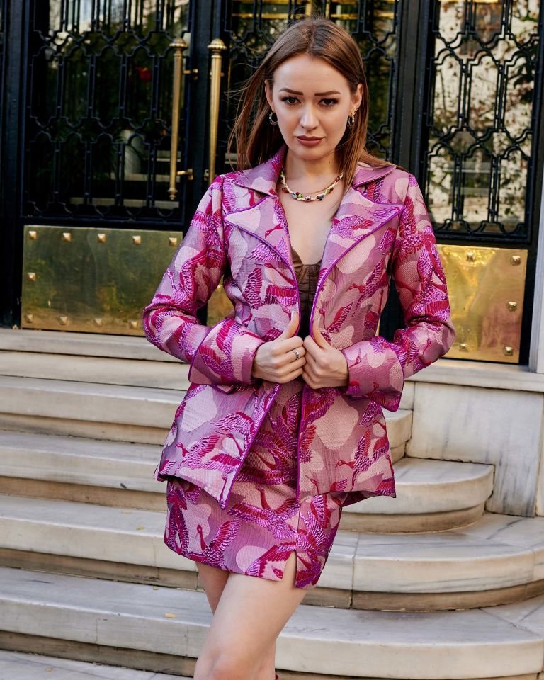 Napoleon Jacket Mini Skirt Suit M