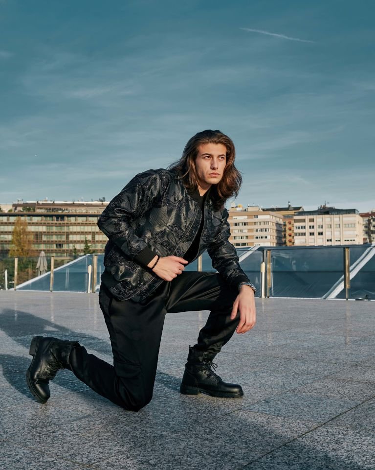 Bomber Jacket Cargo Pants Suit S