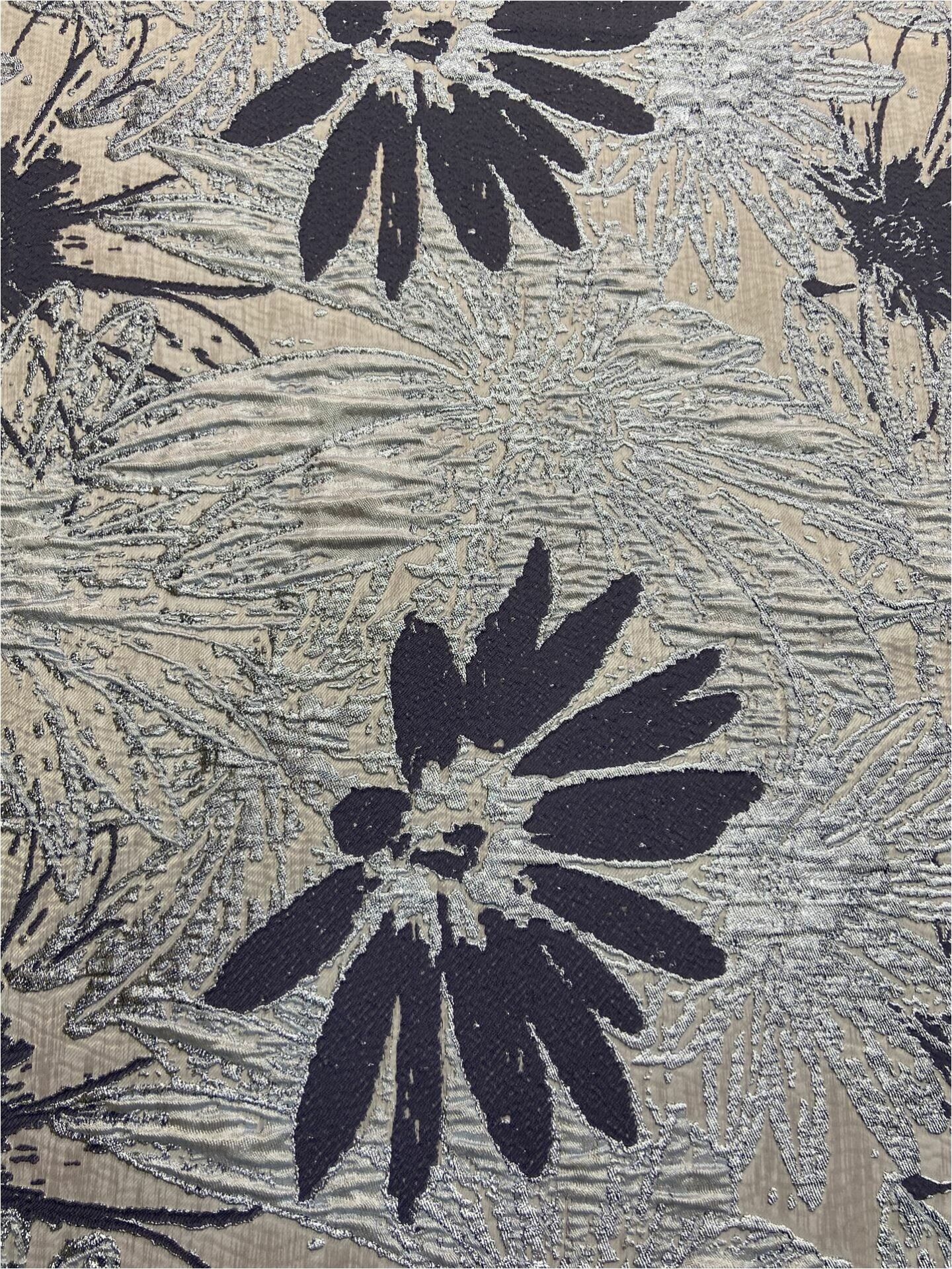 قماش بروكيد ياسمين ايطالي 1 متر (col-v-01)