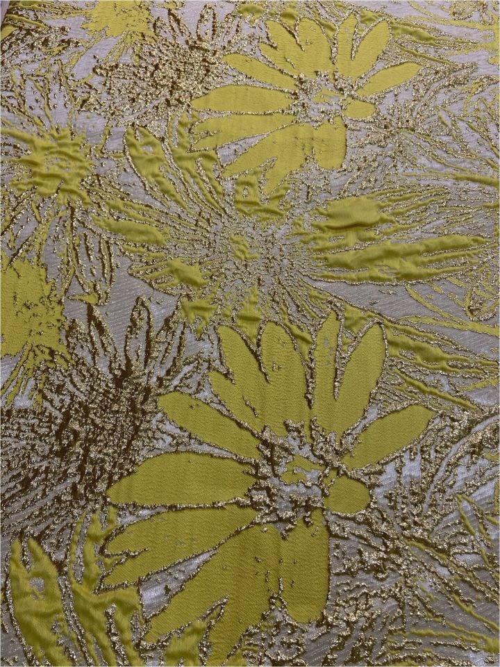 Italian Jasmine Brocade 1 Meter Fabric(col-v-03)