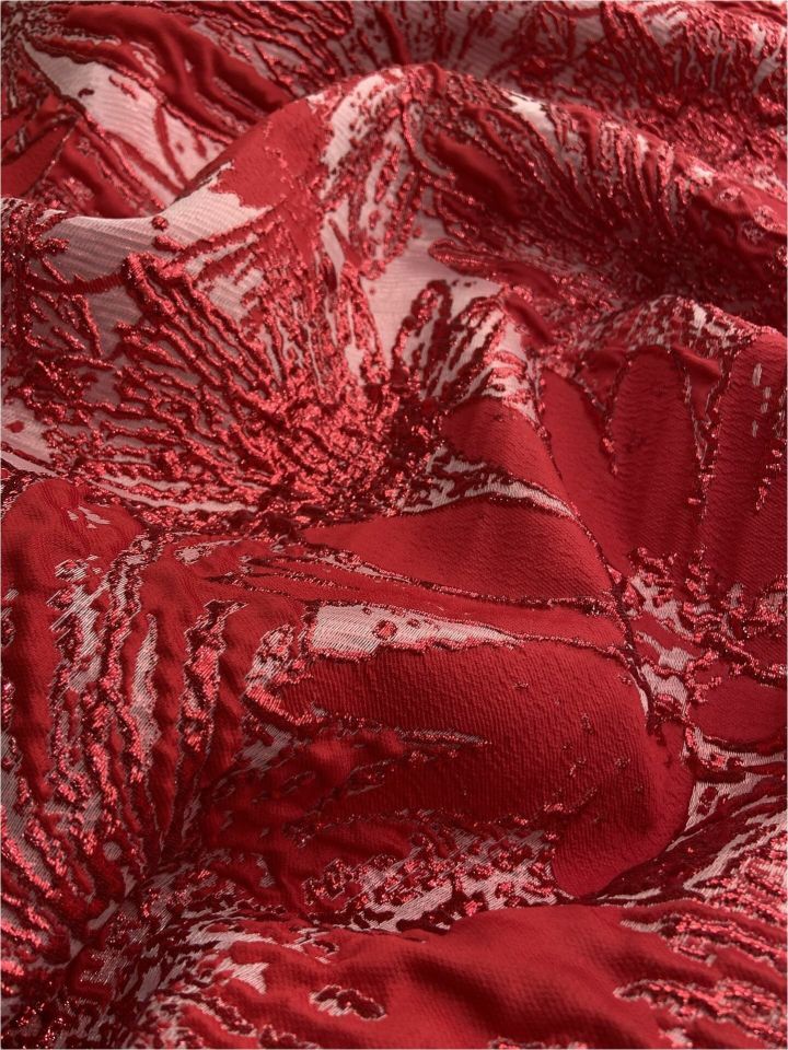 Italian Jasmine Brocade 1 Meter Fabric(col-v-06)