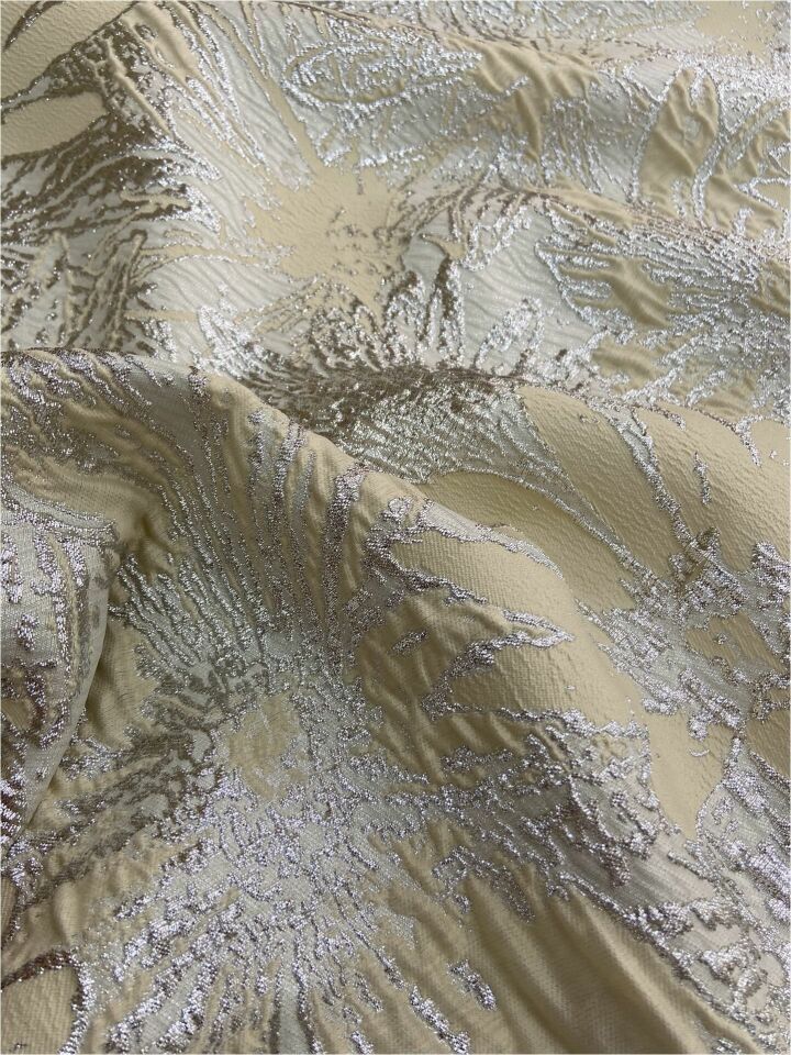 Italian Jasmine Brocade 1 Meter Fabric(col-v-08)