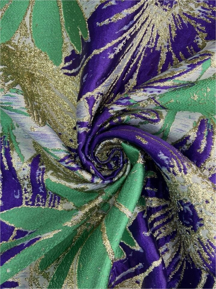 İtalyan Jasmine Brokar 1 Metre Kumaş(col-v-11)