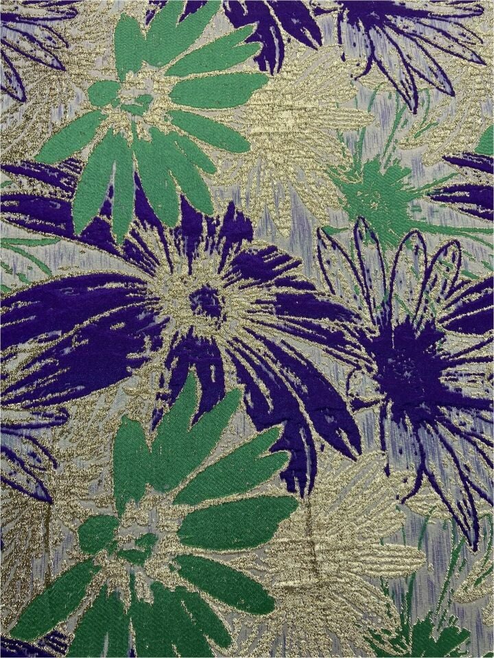 Italian Jasmine Brocade 1 Meter Fabric(col-v-11)