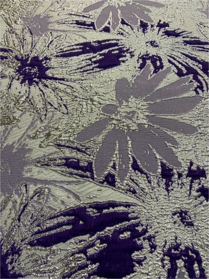 Italian Jasmine Brocade 1 Meter Fabric(col-v-12)