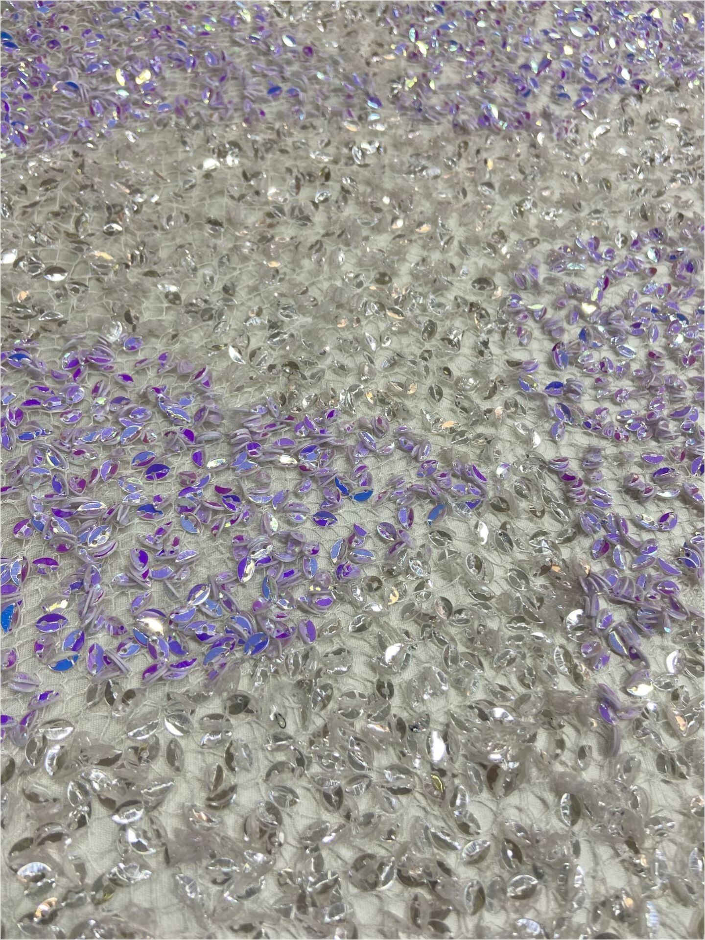 Sequin Elegance Handmade Embrodery 1 Metre Kumaş