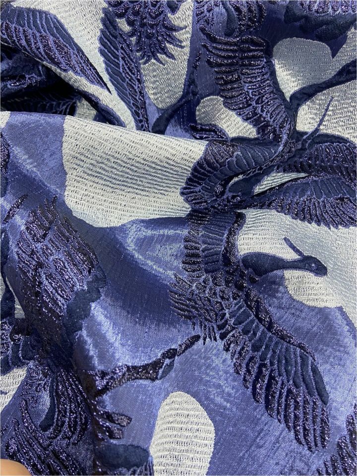 İtalyan Brokar Cranebird 1 Metre Kumaş (col-23-2303)