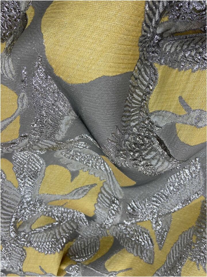 İtalyan Brokar Cranebird 1 Metre Kumaş(col-23-2304)