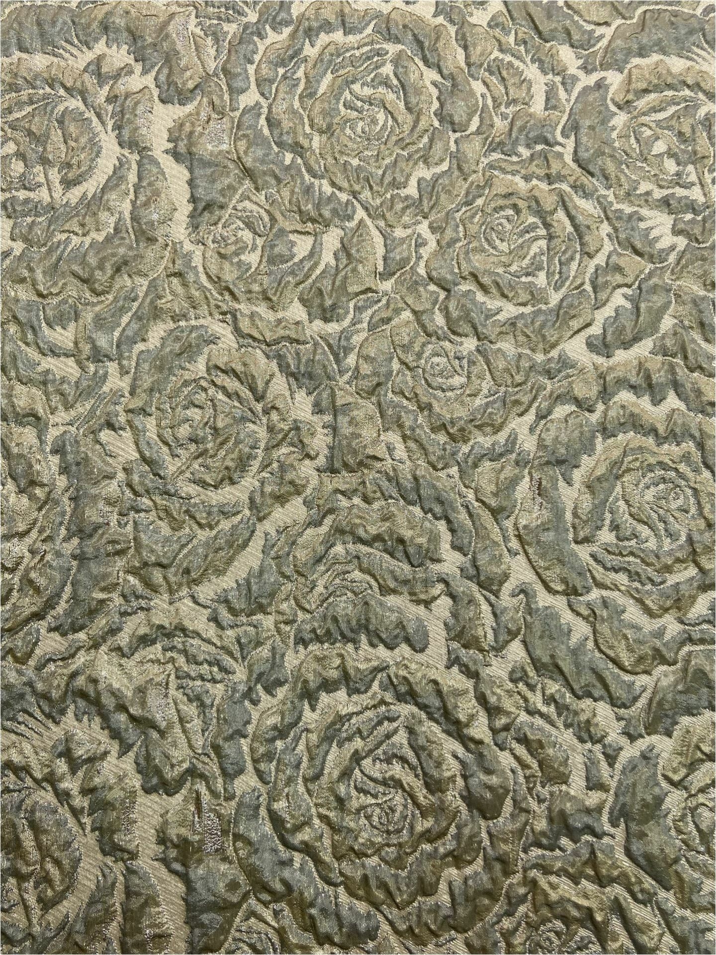 Rozalina Brokar 1 Metre Bronz Antik Kumaş(col-23-3029)