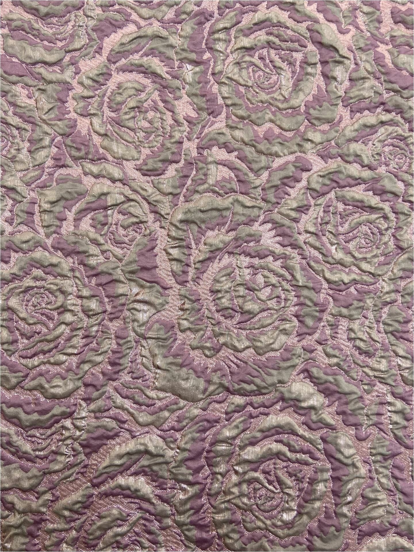 Rozalina Brokar 1 Metre Gül Kurusu Kumaş (col-23-3036)
