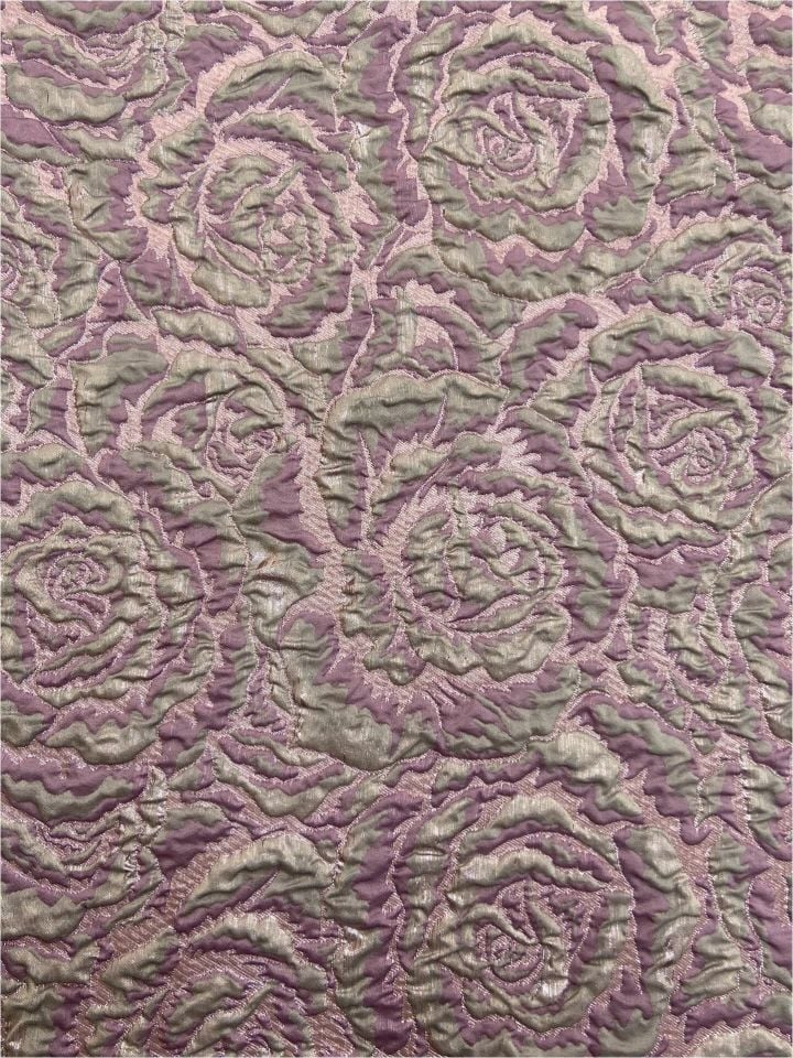 Rozalina Brokar 1 Metre Gül Kurusu Kumaş (col-23-3036)