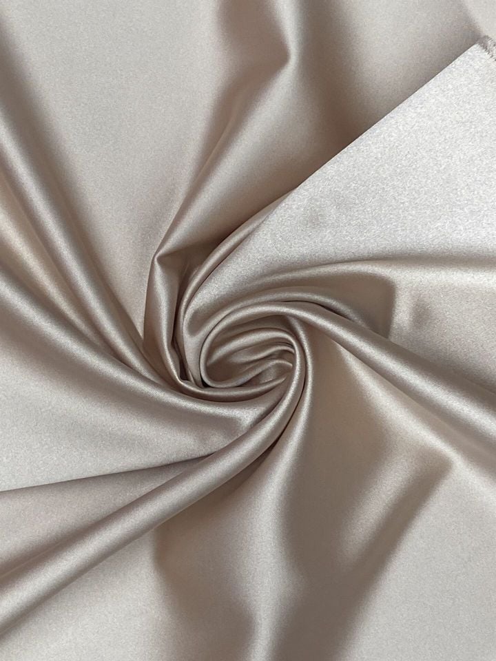 Italian Acetate Satin 1 Meter Salmon Fabric (col-05)