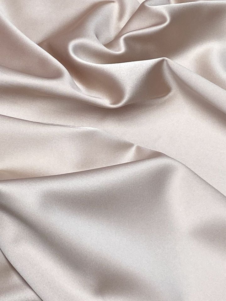 Italian Acetate Satin 1 Meter Salmon Fabric (col-05)