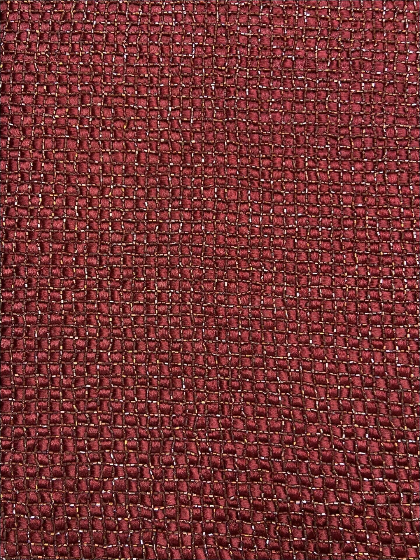 Royal Silk Handmade Embrodery 1 Metre Kumaş (col-v02)