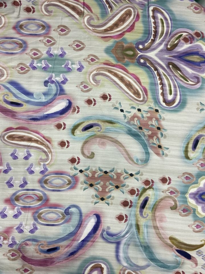 Ткань Milano Silky Satin с рисунком длиной 1 метр (col-23-2137)