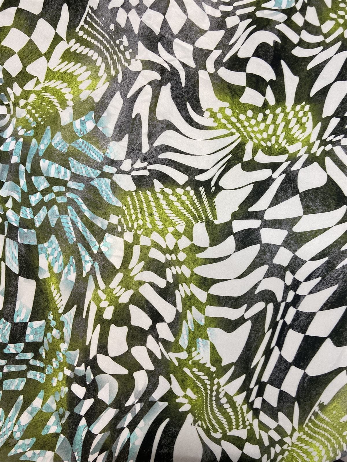 Milano Silky Saten Desenli 1 Metre Kumaş(col-23-2145)