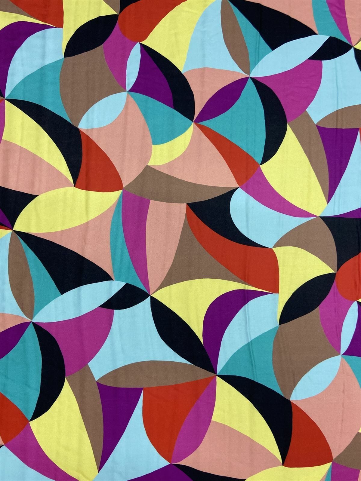 Sicilia Satin Patterned 1 Meter Fabric(col-23-2147)