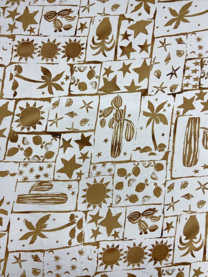 Sicilia Satin Patterned 1 Meter Fabric(col-23-2149)