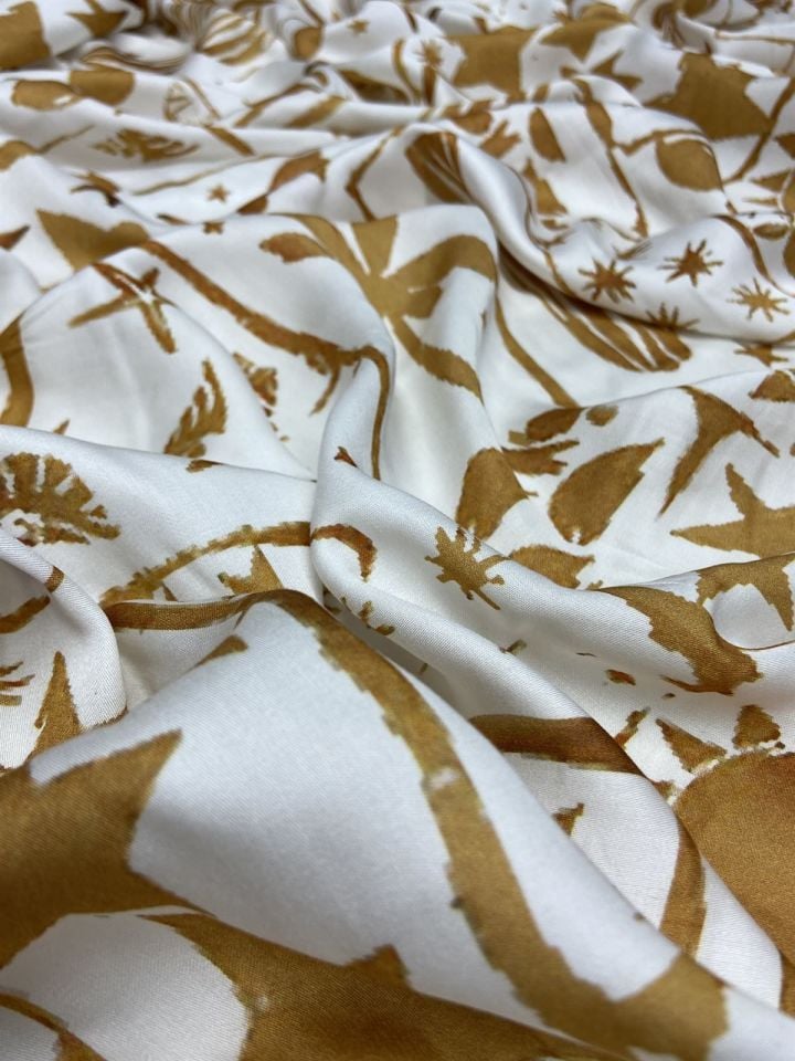 Sicilia Saten Desenli 1 Metre Kumaş(col-23-2149)